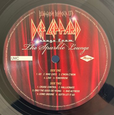 LP Def Leppard: Songs From The Sparkle Lounge