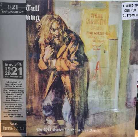 LP Jethro Tull Aqualung Clear Vinyl Limited