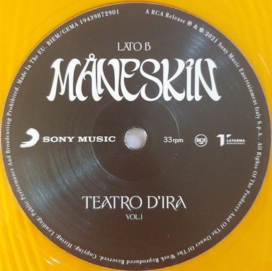 LP Maneskin: Teatro D’Ira Vol. I (Orange Vinyl)