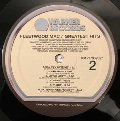 Вінілова платівка LP Mac Fleetwood: Greatest Hits