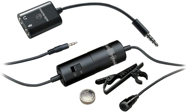 Мікрофон для смартфонів Audio-Technica ATR3350xiS (з Clip-On)