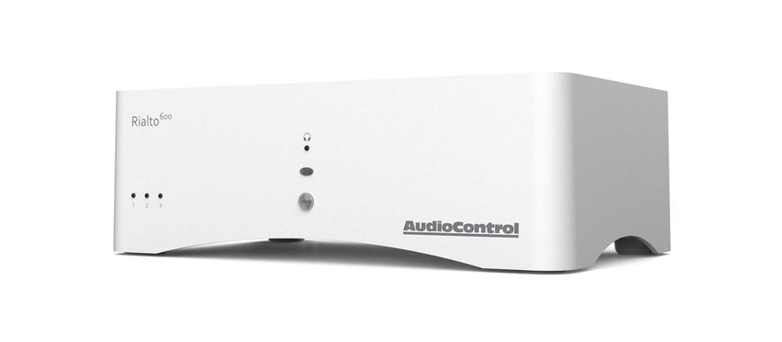 Підсилювач та ЦАП AudioControl Rialto 600 White, 3,5 мм, вихід на сабвуфер