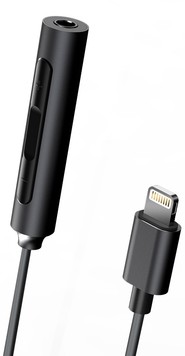 Портативний підсилювач для навушників i1 Apple lightning amplifier, Black