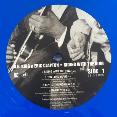 2LP B.B. King & Eric Clapton: Riding With The King