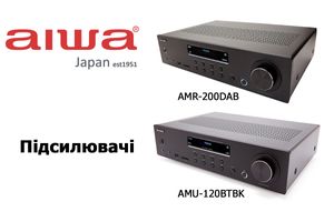 AIWA - новий старий бренд. Огляд підсилювачів AMR-200DAB, AMU-120BTBK