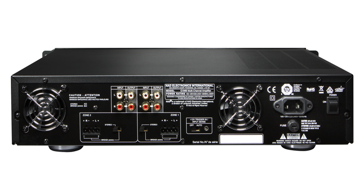 CI 940 Multi Channel Amplifier, Черный