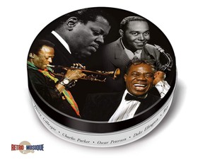 Підставка Jazz Legends - 8 Pieces Coaster Set With Real Vinyl Coasters
