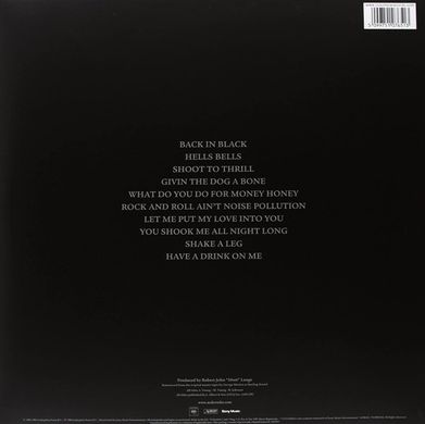 Вінілова платівка Ac/Dc: Back In Black