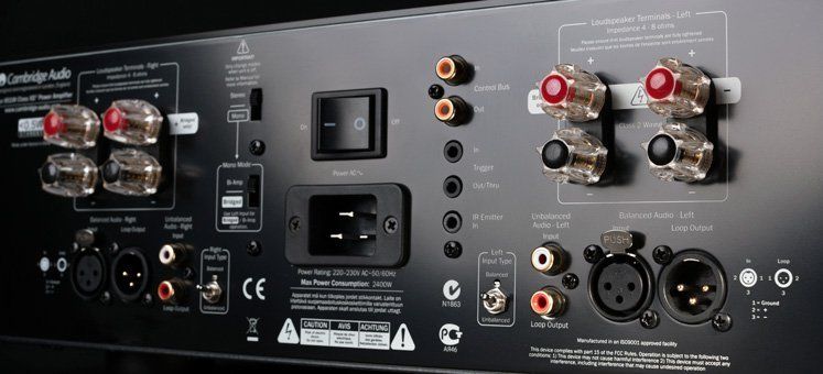 Azur 851W Power Amplifier Black, Black