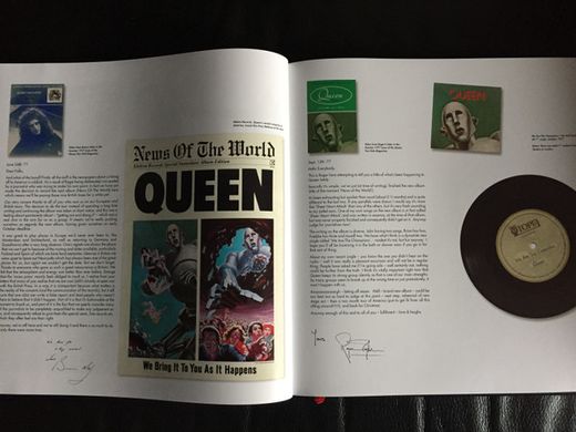 Box-set Queen: News Of The World (LP, 3xCD, DVD)