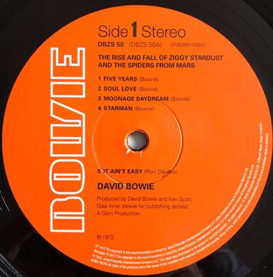 LP David Bowie: The Rise And Fall Of Ziggy Stardust And The Spiders From Mars