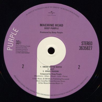 LP2 Deep Purple: Machine Head