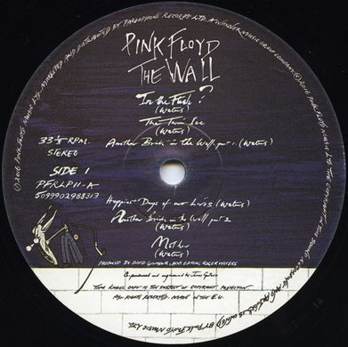 LP Pink Floyd: THE WALL